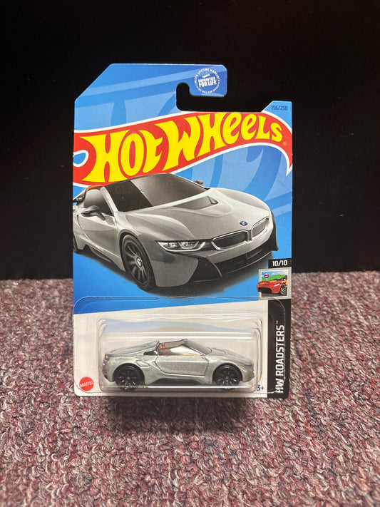 2023 Hot Wheels Silver BMW i 8 Roadster HW Roadsters