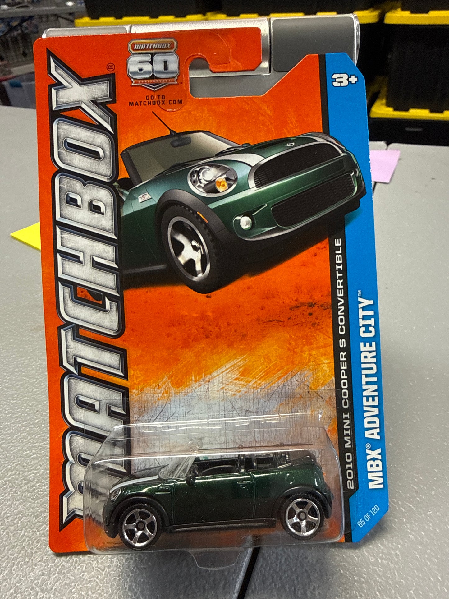 Matchbox Adventure City 2010 Mini Cooper S Convertible