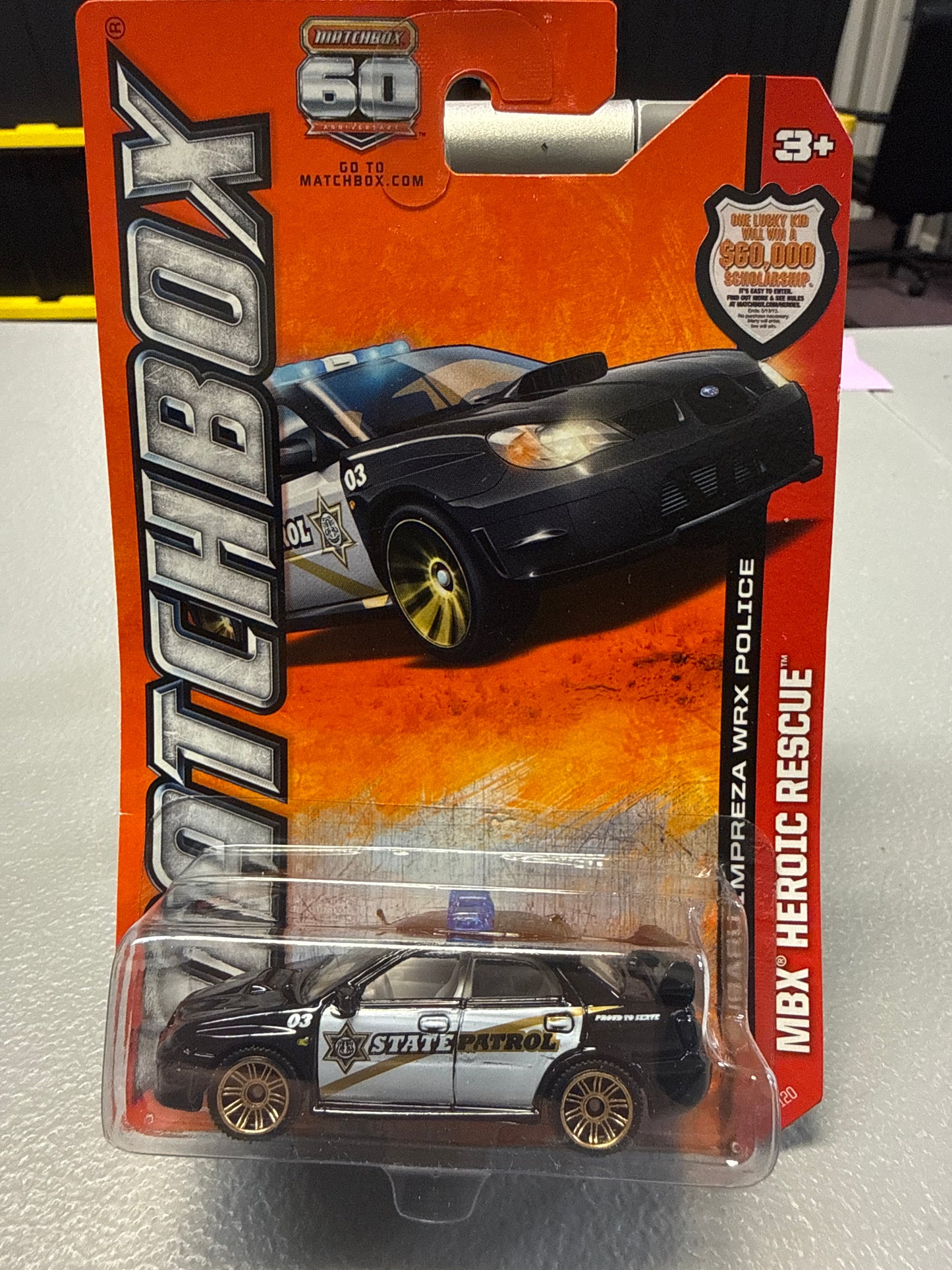 Matchbox Heroic Rescue Subaru Impreza WRX Police