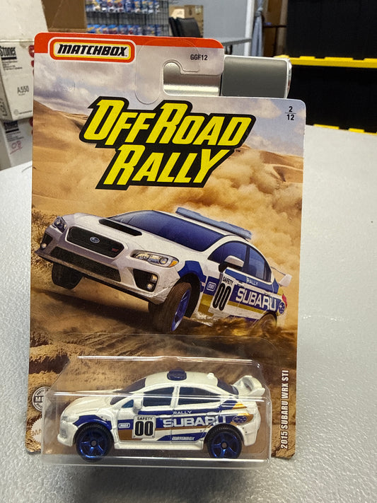 Matchbox Off Road Rally 2015 Subaru WRX STI