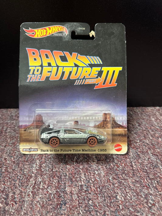 Hot Wheels 2024 Pop Culture Premium Back to the Future Time Machine 50's Version