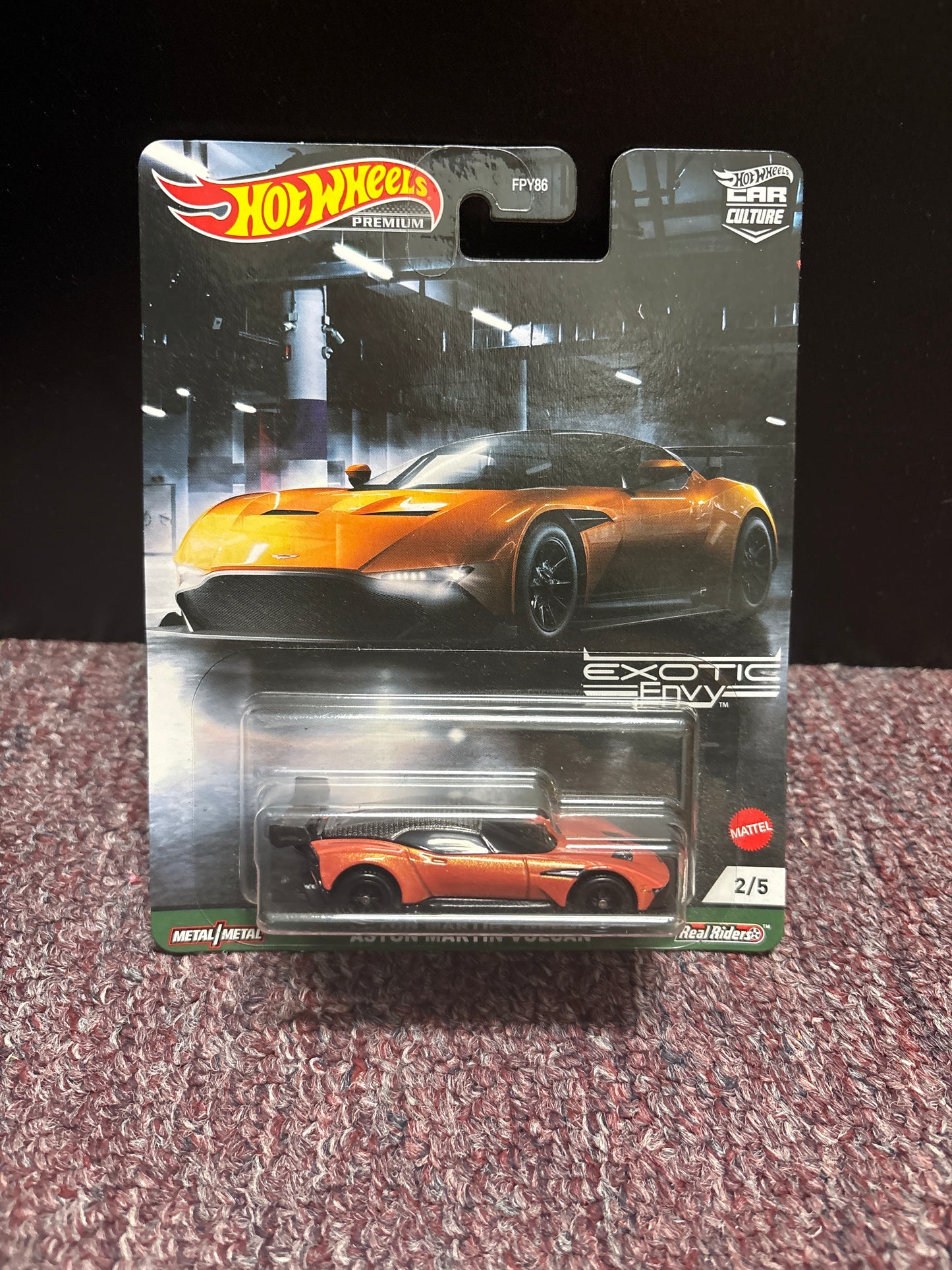 Hot Wheels Exotic Envy Aston Martin Vulcan Car Culture 1:64 Series 2/5
