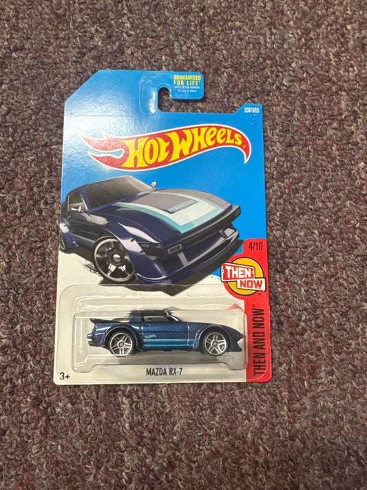 HOT WHEELS MAZDA RX-7 4/10 THEN AND NOW