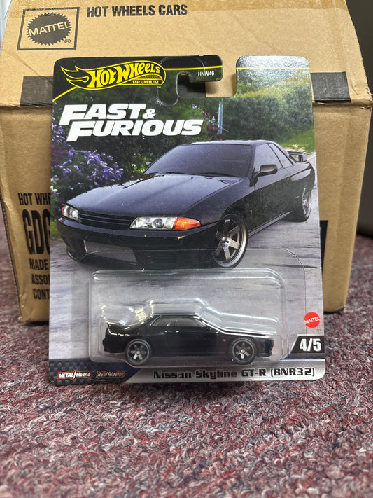 2024 Hot Wheels Fast & Furious Nissan Skyline GT-R BNR32 4/5  Furious 7