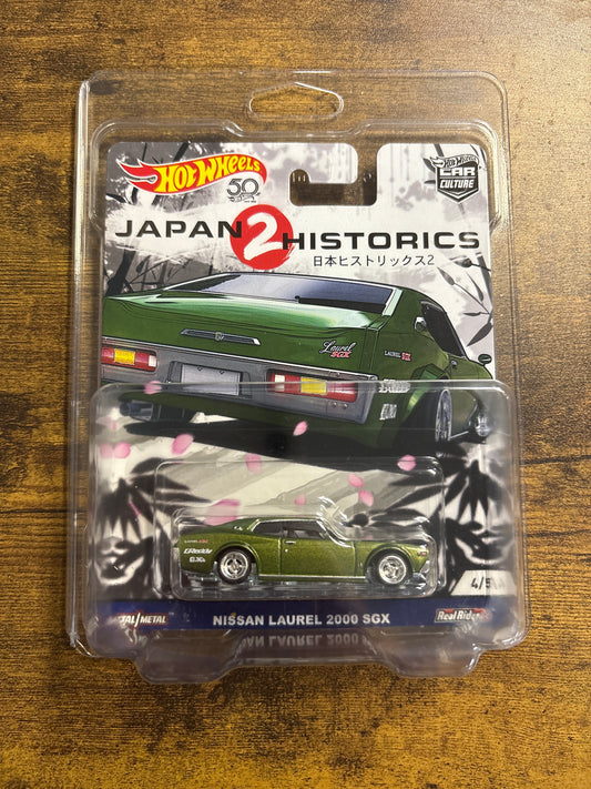 Hot Wheels Japan Historics 2 Nissan Laurel 2000 SGX