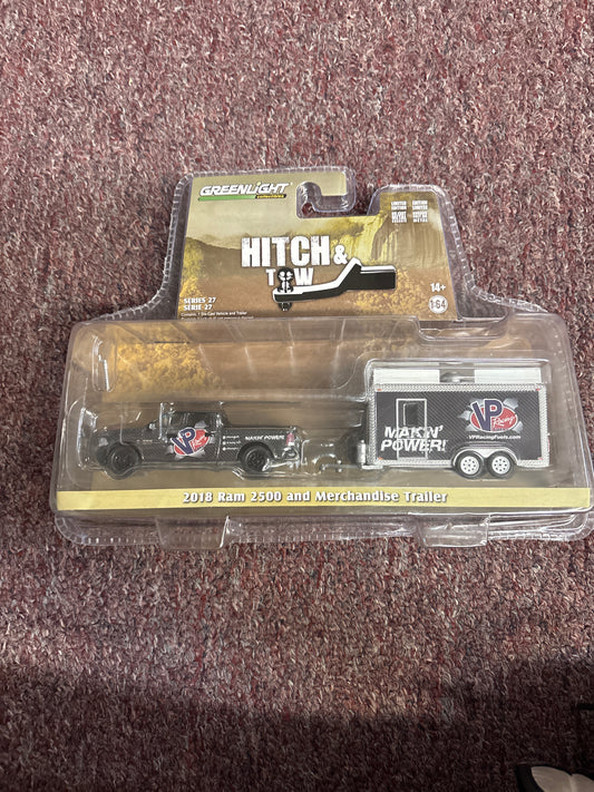 GREENLIGHT HITCH & TOW 2018 RAM 2500 & MERCHANDISE TRAILER