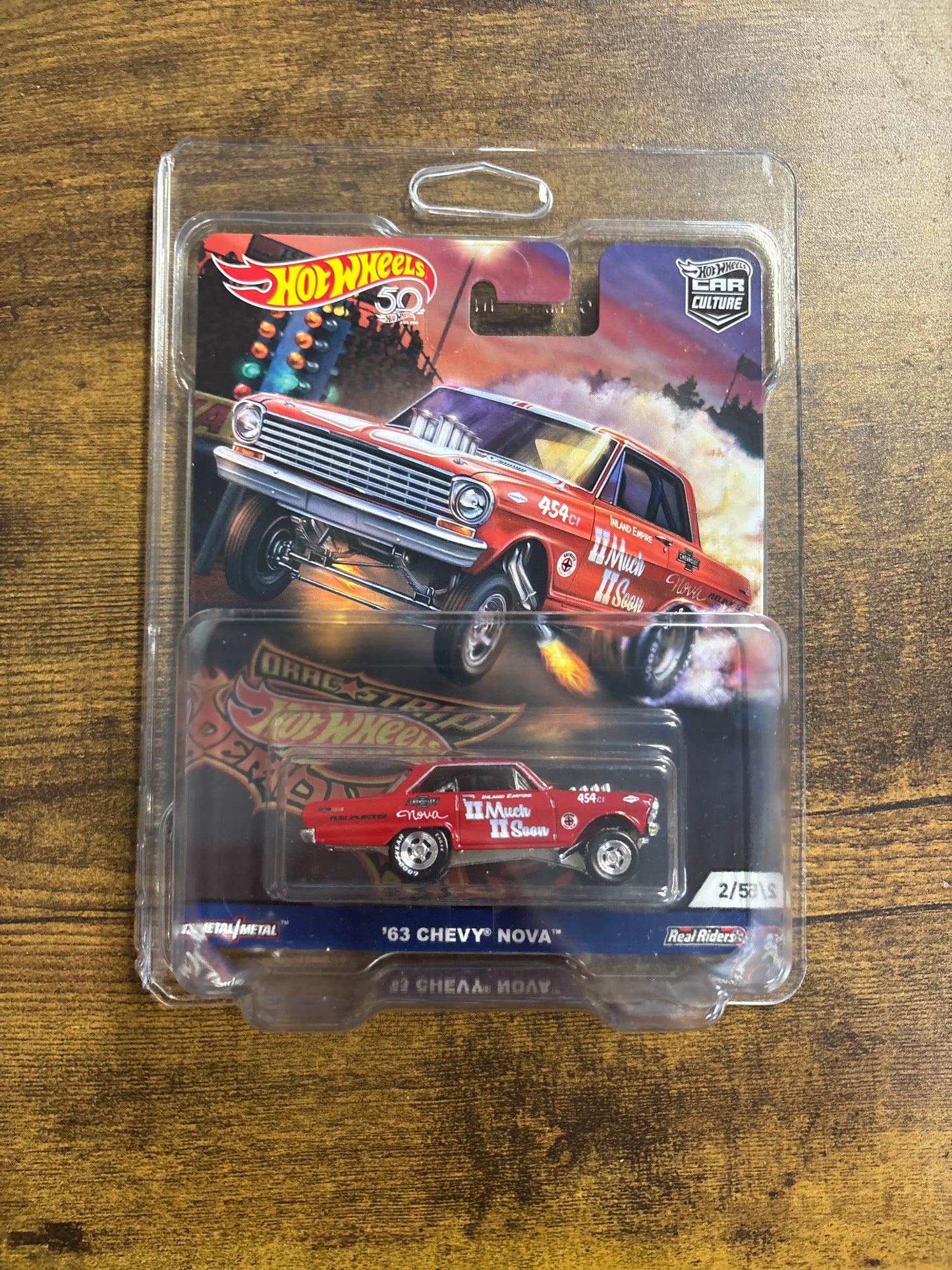 Hot Wheels Dragon Strip Demons 63 Chevy Nova