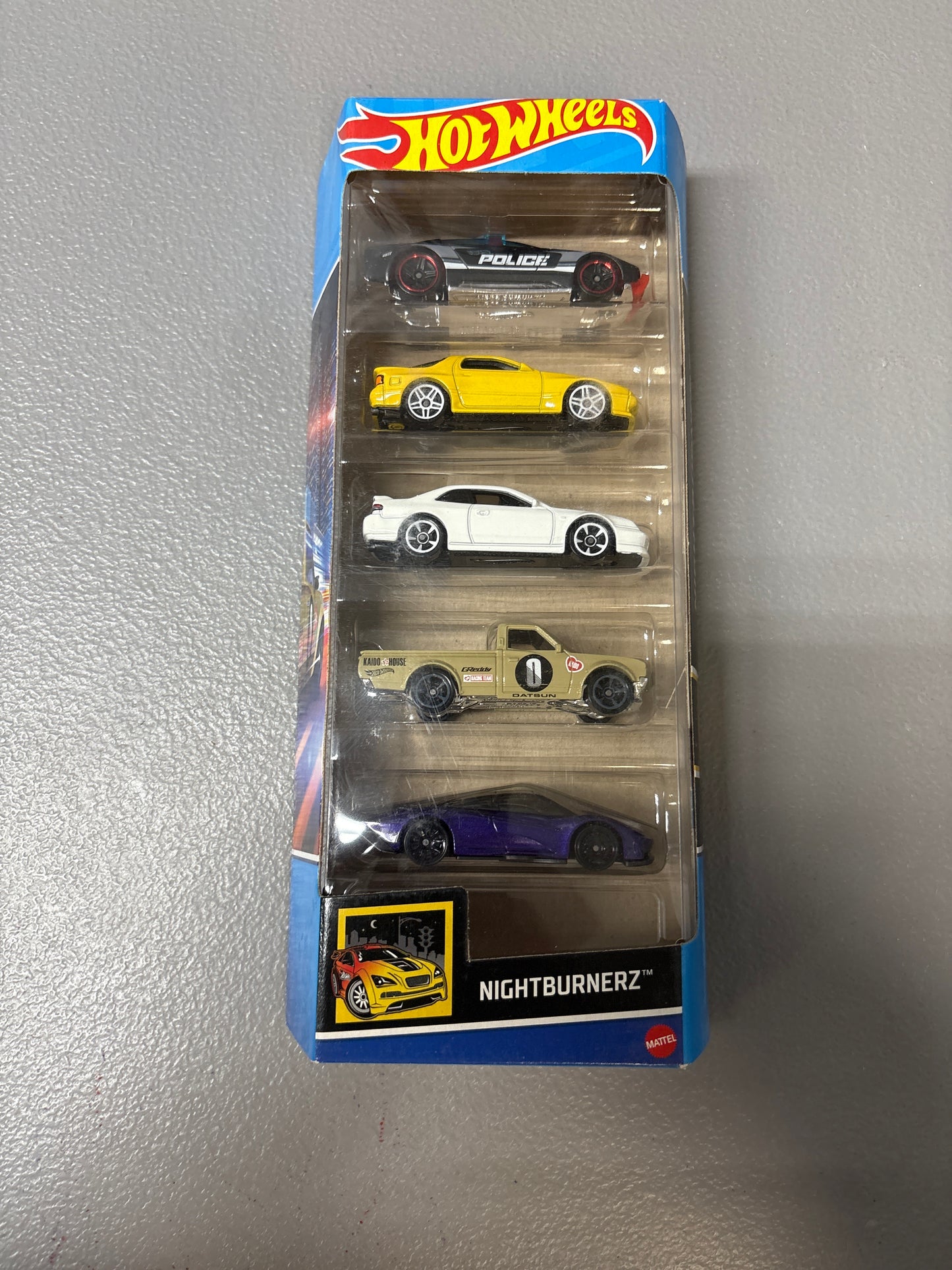 Hot Wheels 5 Pack Night Burnerz