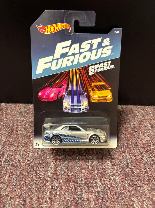 Hot Wheels 2018 Brian’s R34 Fast & Furious Walmart Exclusive