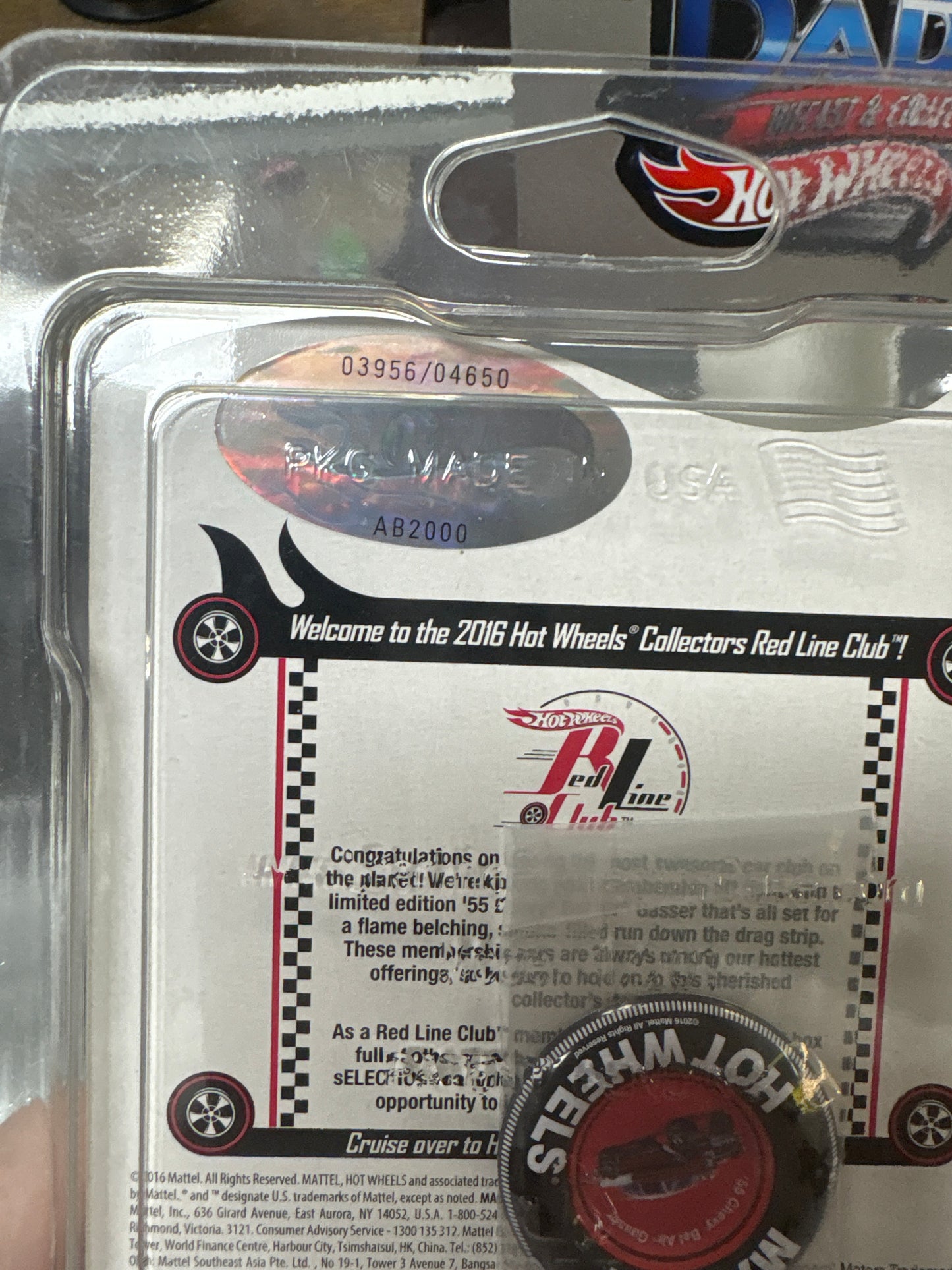 LOOSE HOT WHEELS RLC 55 CHEVY BEL AIR GASSER