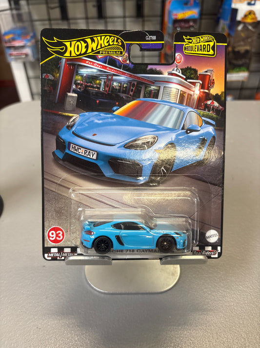 Hot Wheels Boulevard #93 Porsche 718 Cayman GT4