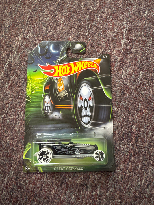 2017 Hot Wheels Halloween GREAT GATSPEED Black 6/8