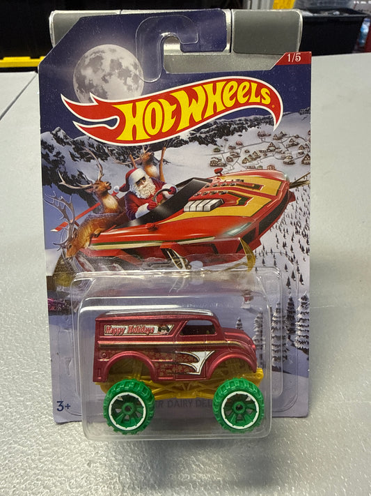 Hot Wheels Holiday Hot Rods Monster Dairy Delivery