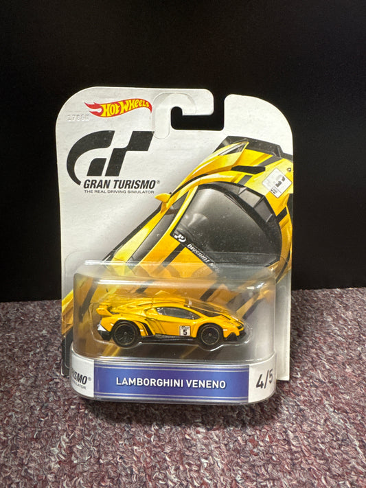 Hot Wheels 2016 Retro Entertainment Gran Turismo 4/5 Lamborghini Venemo DJF58