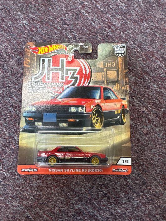 Hot Wheels Premium Car Culture Japan Historics 3 Nissan Skyline RS