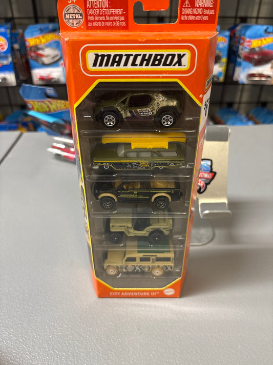 Matchbox 5 Pack City Adventure III
