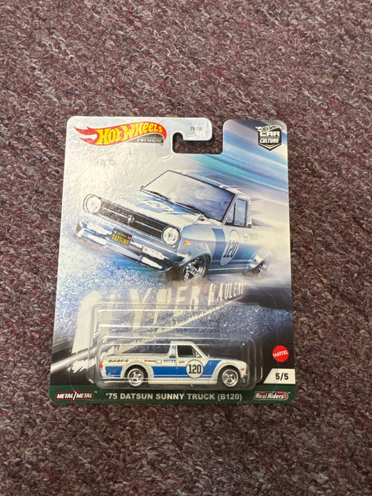 2021 Hot Wheels 1975 Datsun Sunny Truck (B120) Hyper Haulers Trucks Car Culture