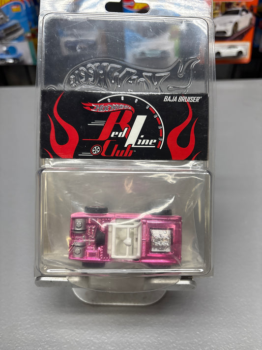 Hot Wheels Convention RLC Red Line Club Pink Party Baja Bruiser. Sealed in bag.