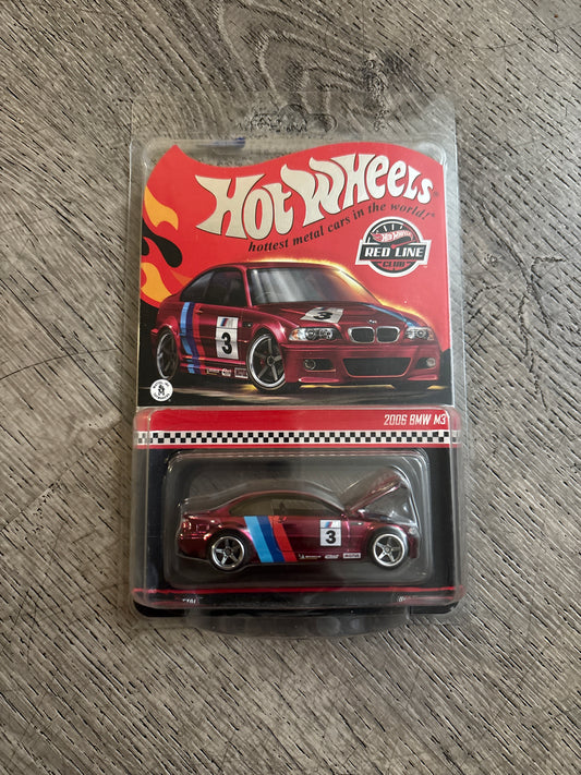 Hot Wheels Red Line Club 2006 BMW M3 – Spectraflame Red – RLC Exclusive!