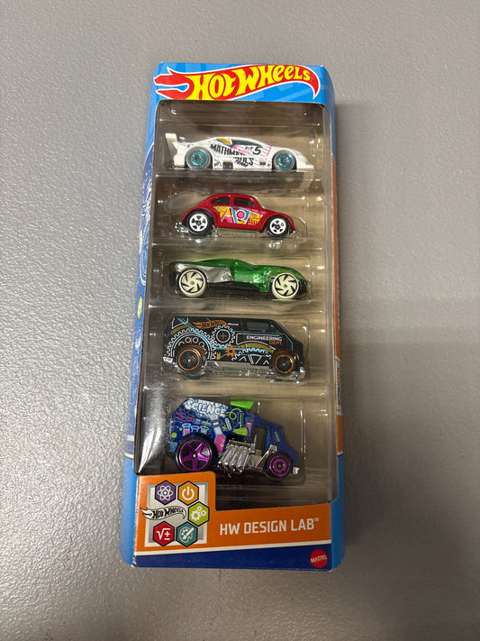 Hot Wheels 5 Pack HW Design Lab