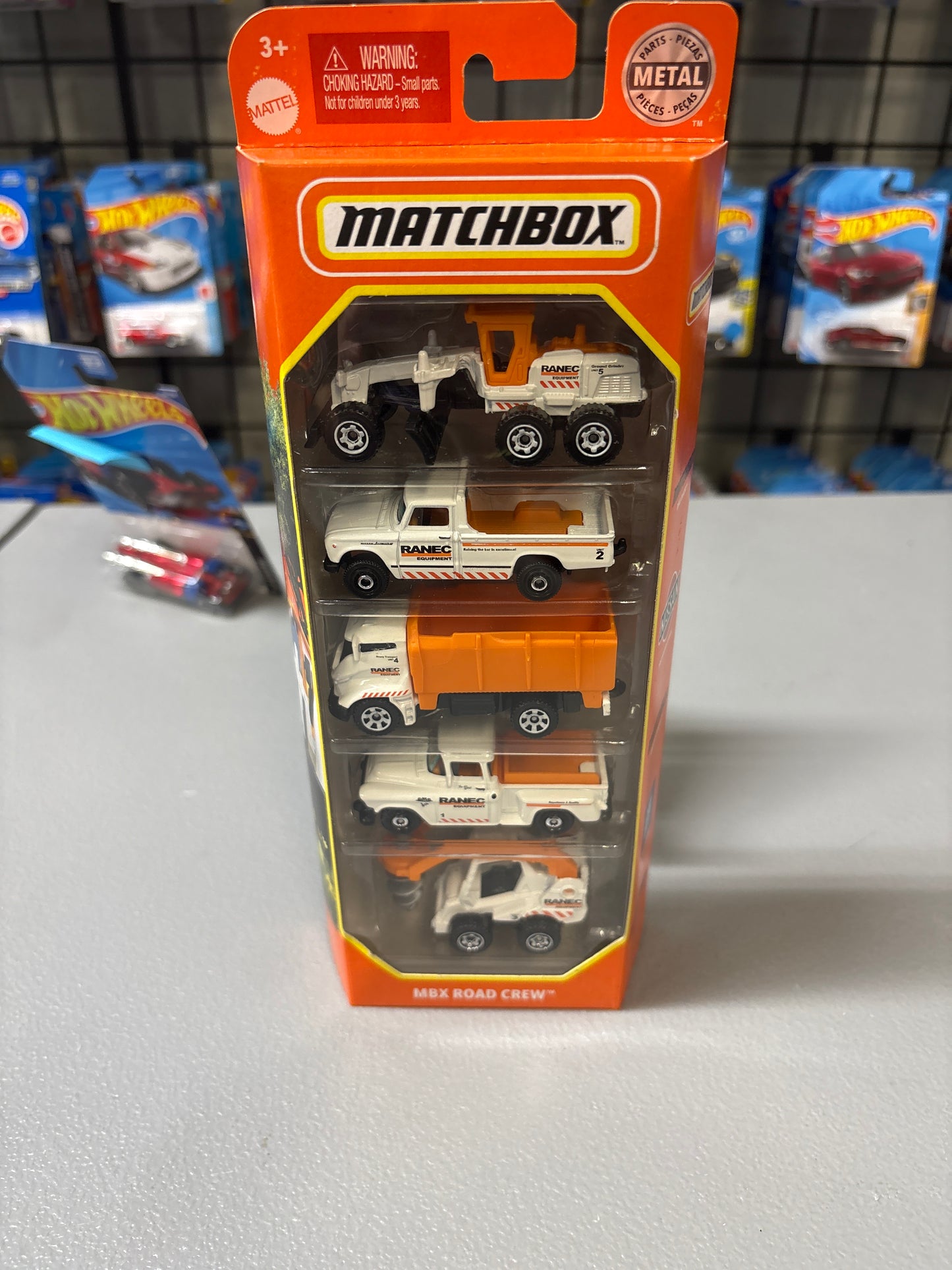 Matchbox 5 Pack MBX Road Crew