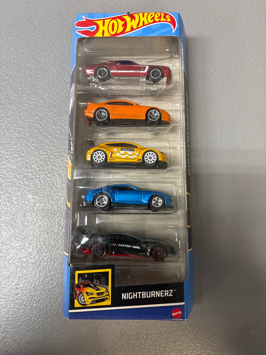 Hot Wheels 5 Pack Nightburnerz