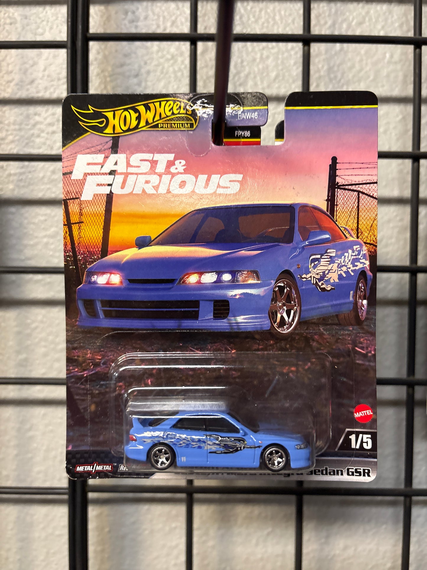 Hot Wheels Fast & Furious Custom Acura Integra Sedan GSR