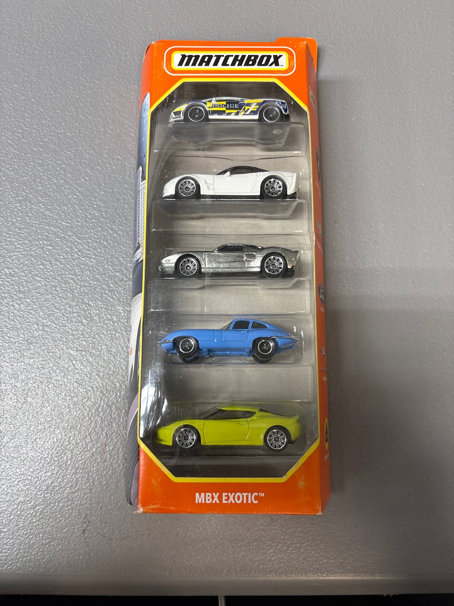 Matchbox 5 Pack MBX Exotic