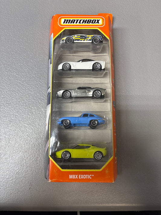 Matchbox 5 Pack MBX Exotic