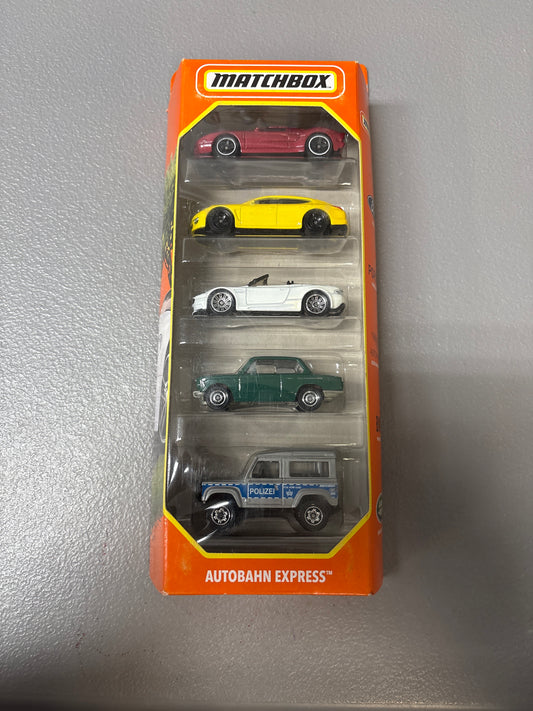 Matchbox 5 Pack Autobahn Express