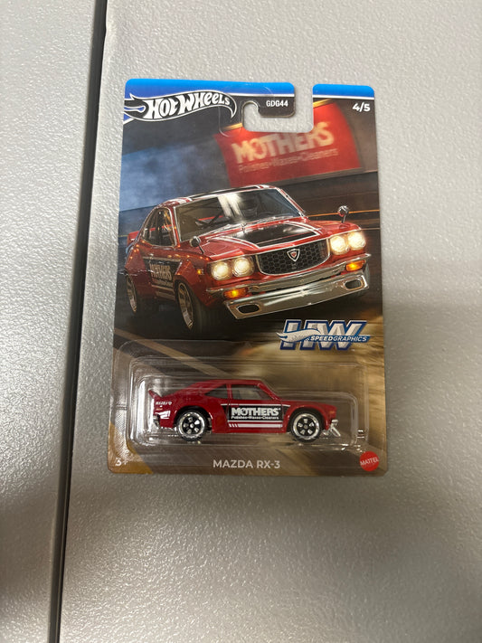 Hot Wheels Speed Graphics Mazda RX3