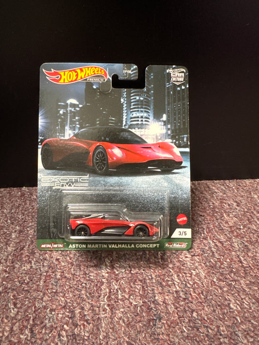 Hot Wheels Exotic Envy Aston Martin Valhalla Concept Car Culture Series 3/5