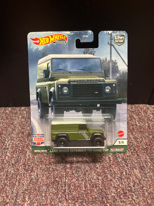 Hot Wheels Car Culture Land Rover Defender British Horsepower
