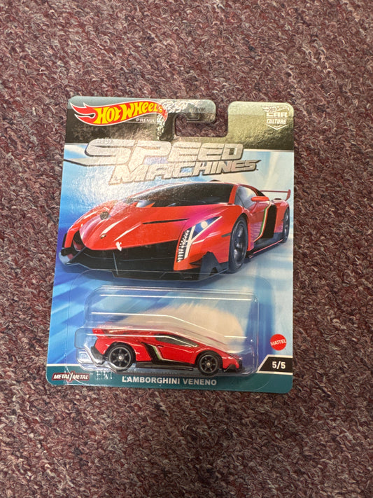 Hot Wheels Lamborghini Veneno Coupe Speed Machines
