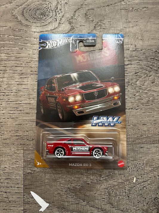 Hotwheels Speed graphics Mazda rx3