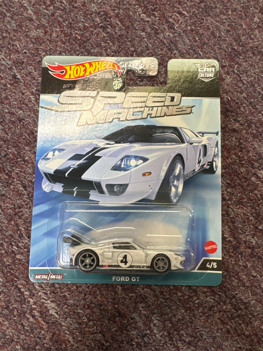 Brand New Sealed Hot Wheels Premium Speed Machines Ford GT 4/5