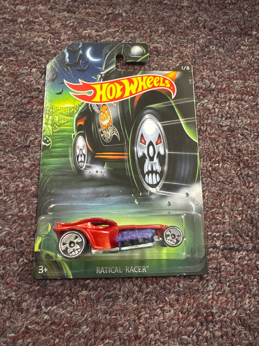 HOT WHEELS FRIGHT CARS HAPPY HALLOWEEN RATICAL RACER