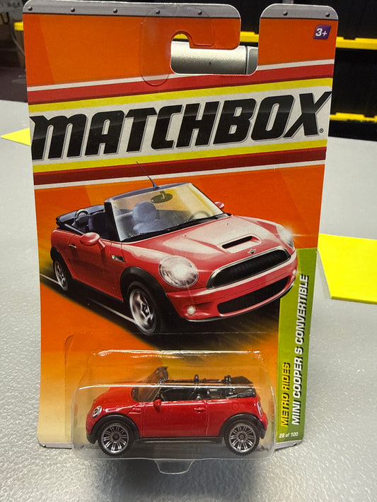 Matchbox Metro Rides Mini Cooper S Convertible