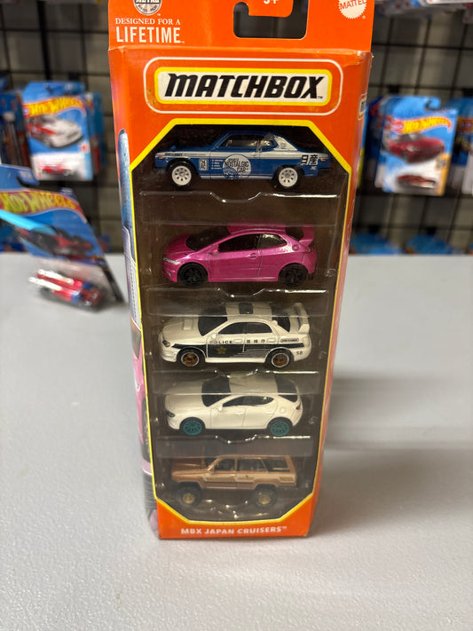 MATCHBOX CUSTOM 5 PACK JAPAN CRUISERS