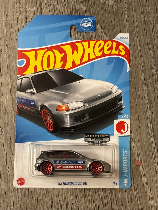 Hot Wheels Honda Civic EG ZAMAC