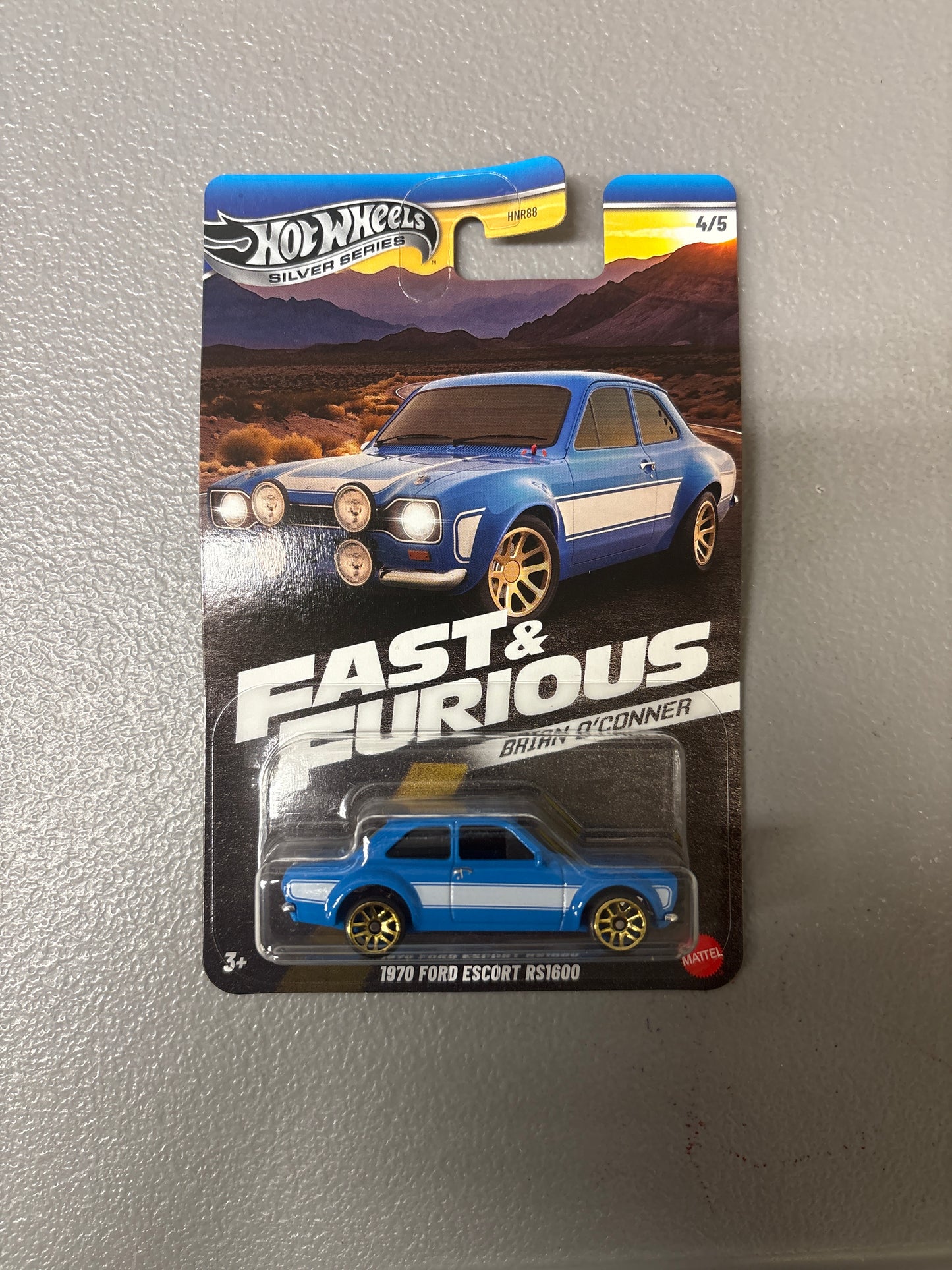 Hot Wheels Brian O Connor Set 1970 Ford Escort RS1600