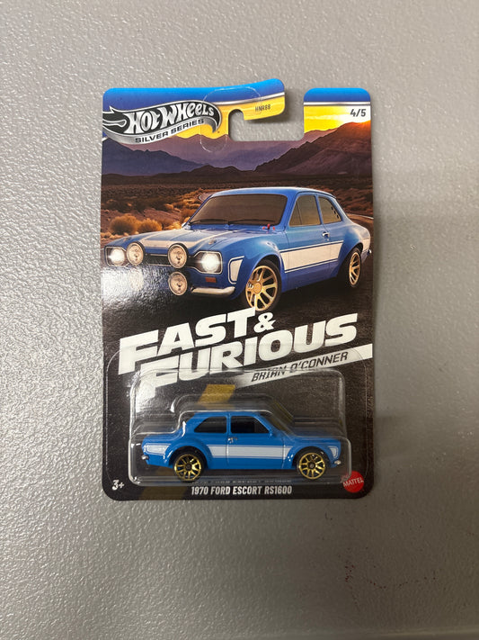 Hot Wheels Brian O Connor Set 1970 Ford Escort RS1600
