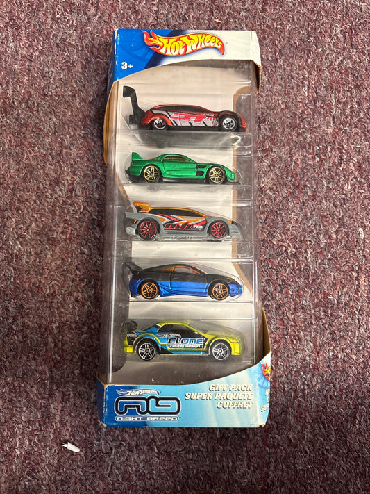 2002 Hot Wheels NIGHT BREED 5 Pack