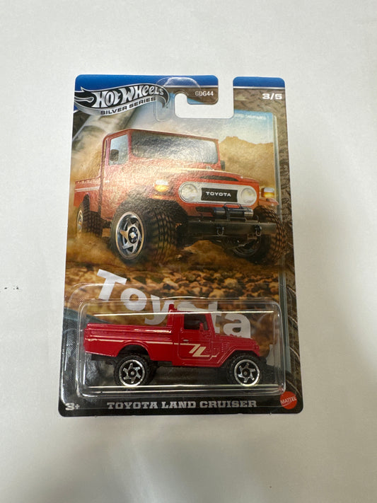Mattel Hot Wheels 2025 Silver Series Toyota Series #3 Toyota Land Cruiser
