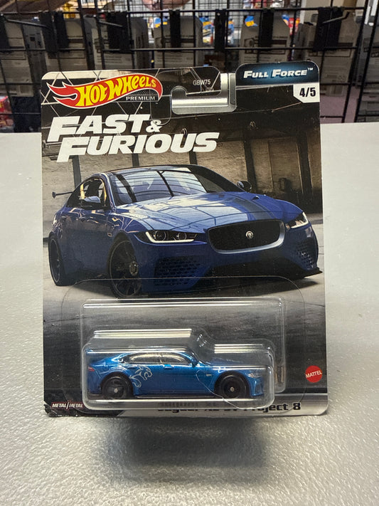 DAMAGED Hot Wheels Fast & Furious Jaguar XE SV Project 8