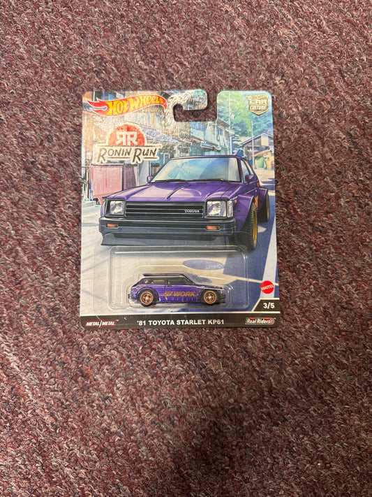 2022 Hot Wheels Car Culture Ronin Run '81 Toyota Starlet