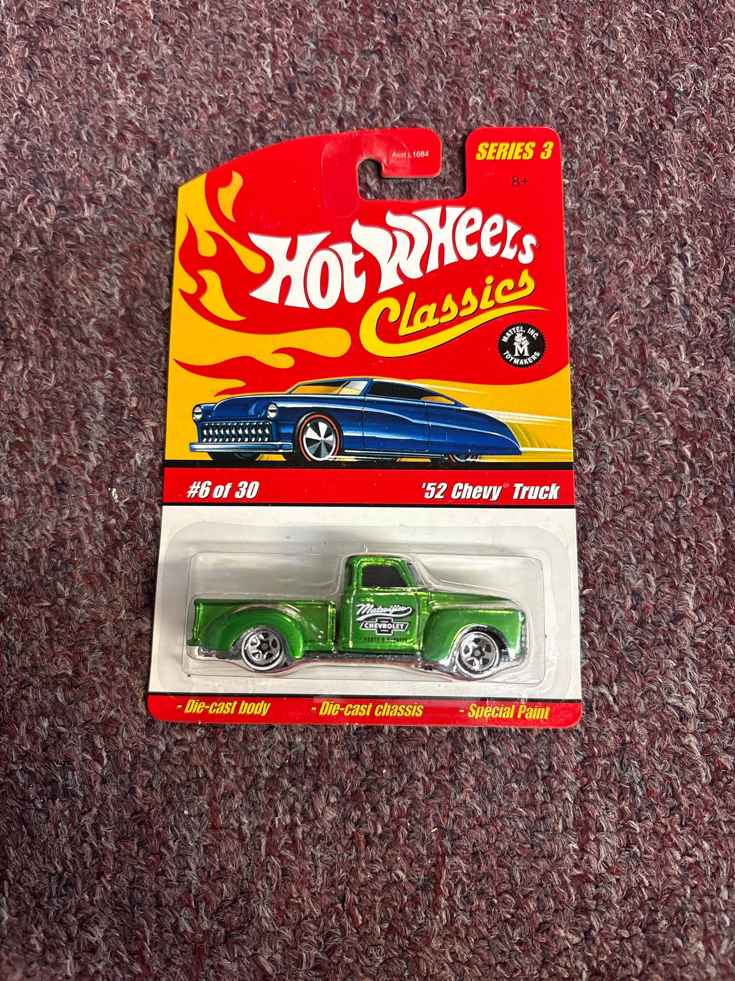 Hotwheels classic 52 Chevy Truck