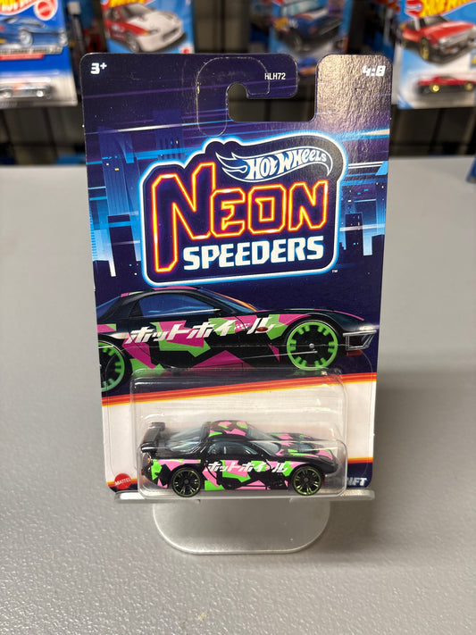 Hot Wheels Neon Speeder 95 Mazda RX-7 Drift