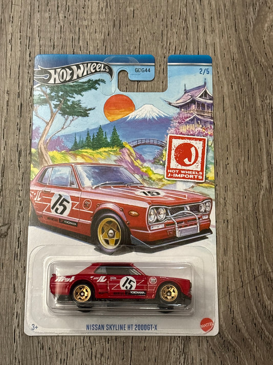 Hotwheels J-Imports Nissan skyline HT 2000GT-X