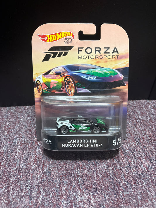 Hot Wheels 50 Year Anniversary Forza Motorsport Lamborghini Huracan LP 610-4 new